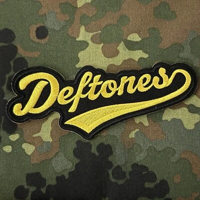 CYKOVISUALS DEFTONES Embroidered Iron/Sew-On Patch SACTO ALT METAL BAND TEAM STYLE