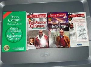 Perry Como's Christmas Classics VHS Set Holy Land John Wayne 14 - Picture 1 of 2