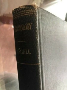 Psychology - James Angell 1909 4th edition - Antique - Binding broke @back cover - Bild 1 von 3