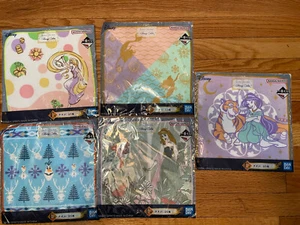 Disney Ichiban Kuji Asciugamano Principessa colori brillanti; 5 di 6 inclusi. Nuovo - Foto 1 di 6