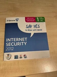 F-SECURE INTERNET SECURITY 1 YR LICENSE - Picture 1 of 2