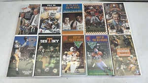 Lot of 10 1990’s Tennessee Volunteers Football VHS Tapes Cassettes - Picture 1 of 3