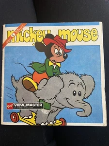 Vintage Mickey Mouse Viewmaster Reels 1950s Set of 3 reels No: B528 (1 - 3) RARE - Picture 1 of 6