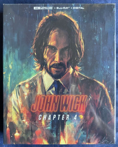John Wick Chapter 4 4k Walmart Exclusive (4K UHD+Blu-ray+Digital+poster+cards+)!
