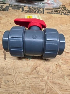 Asahi Ball Valve 2" Socket / Thread Pvc / Neoprene O-rings --11a - Picture 1 of 8