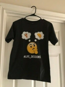 Children's Place Boys Black Graphic TShirt - Picture 1 of 2