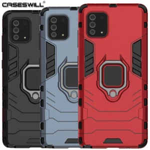 For-Samsung Galaxy Note 10 S10 Lite Case Rugged Back Ring Holder Stand Cover - Picture 1 of 16
