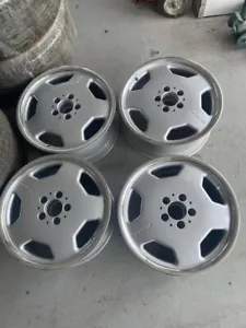 MERCEDES BENZ AMG MONOBLOCK 17" GENUINE FACTORY OEM STAGGER WHEELS RIMS SET OF 4 - Picture 1 of 7