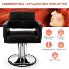  Hydraulischer Friseurstuhl Coiffeurstuhl Salon Stuhl Bedienstuhl Friseursessel