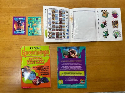 R.L. Stine's GOOSEBUMPS: Official Collector’s Caps Book (1995) and Bonus - Image 1 of 4