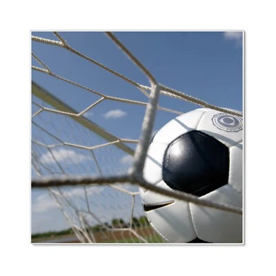 banjado Design Memoboard 50x50cm Pinnwand weiß Magnettafel Fußball - Bild 1 von 4