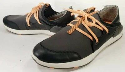 Olukai Women's Mikili Black Orange Slip On Shoes Sz 9M 39EU 20366-PV40 - Image 1 of 4