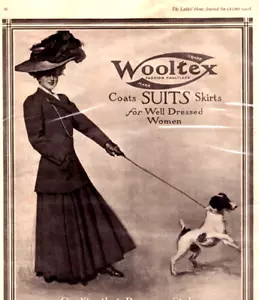 1908 Wooltex Coats Suits Ladies Home Journal Original Magazine Antique Print Ad - Picture 1 of 2
