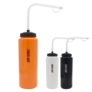 Squeeze Water Bottles 1L Safety Water Wash Bottles With Long Straw For Fitness - Picture 1 of 15