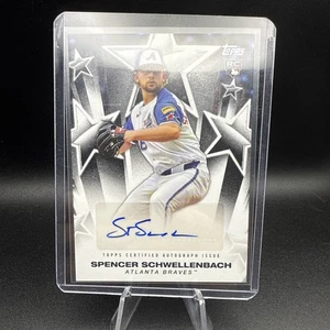 2025 Topps Series 1 Spencer Schwellenbach Baseball Stars Auto - Picture 1 of 6