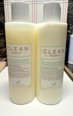 CLEAN Reserve Buriti & Tucuma необходимый шампунь и кондиционер, 10 жидких унций, запечатанный - Изображение 1 из 4