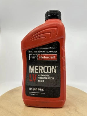 Líquido de transmisión automática Ford Motorcraft Mercon LV ATF - 1 cuarto Foto 1 de 2
