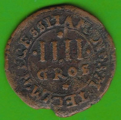 Coin Minden 4 Groschen 1634 Siege Very Rare nswleipzig - Image 1 of 3