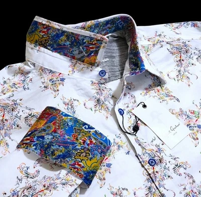 Robert Graham Geometric Floral  Colorful Paisley 3XL Multicolor Sport Shirt  - Image 1 of 4