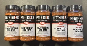 5er Pack - Heath Riles BBQ & Grillen Wettbewerb BBQ Rub - 10,2 oz, VERSIEGELT - Bild 1 von 1