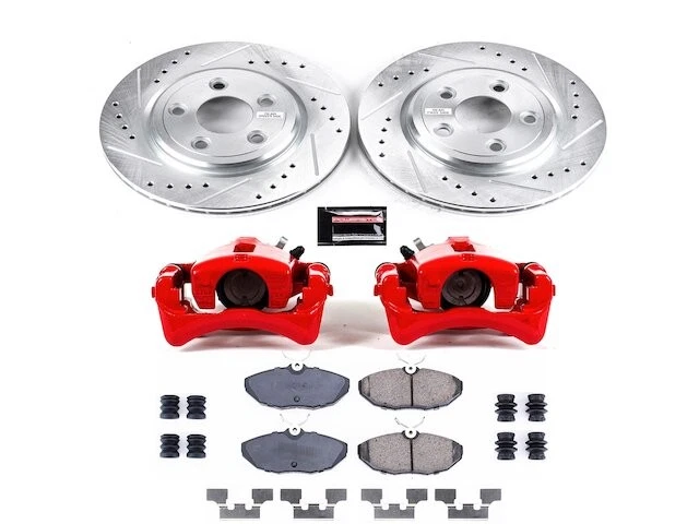 Kit de pastillas de freno trasero y rotor Power Stop 43QHDG57 para Lincoln LS 2000 2001 2002 Foto 1 de 1