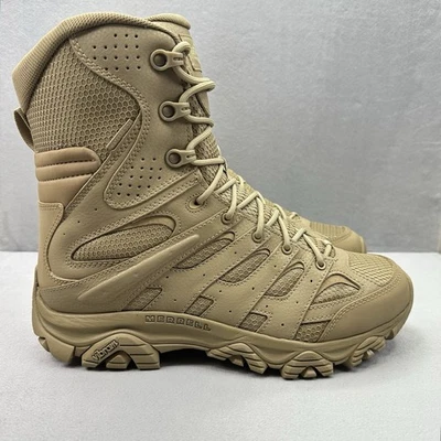 Merrell Moab 3 Botas Tácticas 8" Para Hombre Talla 10 Cremallera Impermeables Militares J004107 Foto 1 de 4