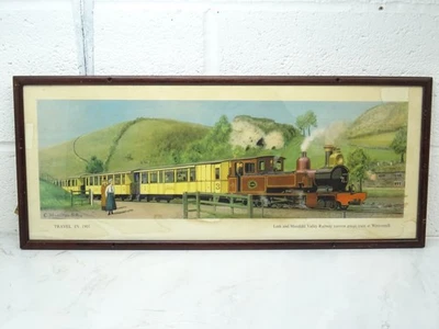 ORIGINAL VAGÓN DE FERROCARRIL IMPRESIÓN PUERRO Y COLECTOR CALIBRE ESTRECHO (C HAMILTON ELLIS) Foto 1 de 4