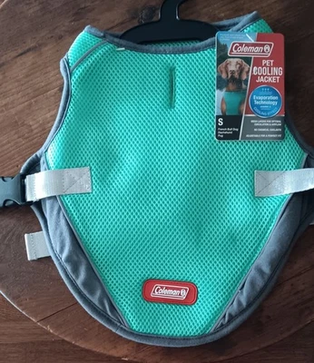Coleman Pet Cooling Jacket New with Tags  Small Chest 21 -25" Teal - Image 1 of 4