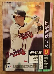 B.J. Surhoff 2002 MLB Showdown Pennant Run Holo Foil #66 Atlanta Braves - Picture 1 of 2