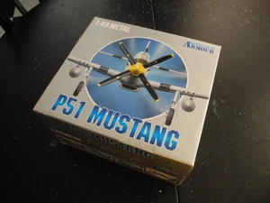 Ultra RARE Franklin Mint / Armour P51 Mustang, BIG BEAUTIFUL DOLL, 1:48 PERFECT - Picture 1 of 4