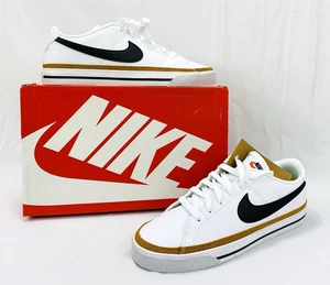 Nike Court Legacy Next Nature Turnschuhe/Schuhe Größe Damen 8,5 weiß/schwarz neu im Karton - Bild 1 von 18