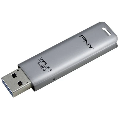 PNY Elite Steel Chiavetta USB 128 GB Argento FD128ESTEEL31G-EF USB 3.1 - Immagine 1 di 4