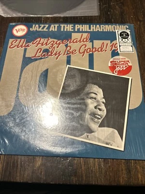 Ella Fitzgerald Lady Be Good Verve Jazz Philharmonic Lp Record #a44 - Image 1 of 4