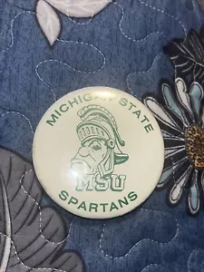 Vintage Michigan State Spartans Pin Knopf - Bild 1 von 1