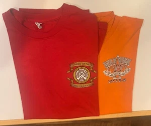 2014 Datona Bike Week 2017 Hawaii Dos XL Camisetas de Motociclista Una Roja Una Naranja - Imagen 1 de 11