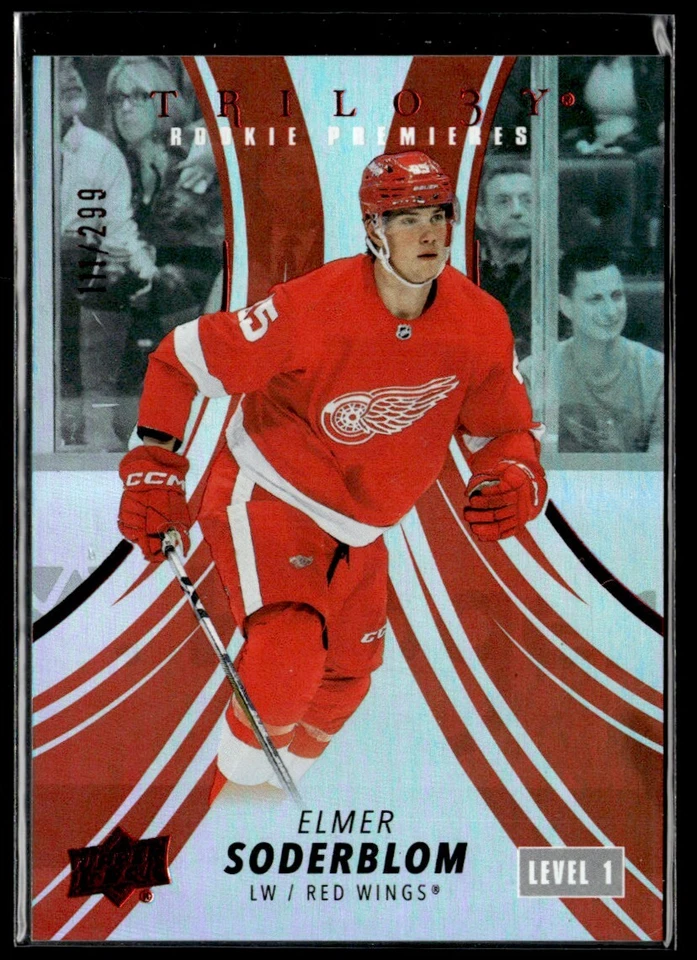 2022-23 Upper Deck Trilogy Red Elmer Soderblom 111/299 #102 - Image 1 of 2