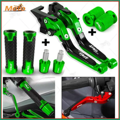 Para KAWASAKI NINJA 250R 1997-2012 Accesorio Palancas de embrague de freno Empuñaduras de manillar Foto 1 de 4