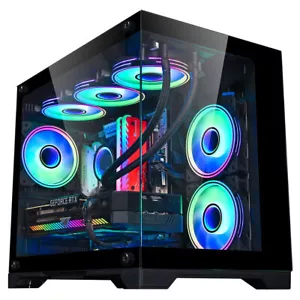 Fast Gaming PC Liquid Cooler i7 1TB SSD 32 GB DDR3 RTX 4060ti Wifi - Picture 1 of 1