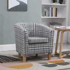 Westwood Linen Fabric Tub Chair Armchair Dining Living Room Lounge Office Tc03
