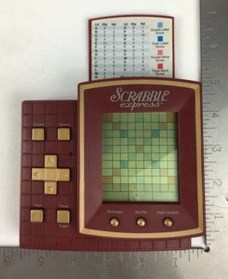1999 Винтажная Hasbro Scrabble Express Электронная Ручная Игра  - Изображение 1 из 4