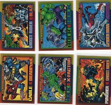 [LOT 16] Marvel Skybox 1993 Famous Battles Deadpool Spider-man [EX/NM] FR272