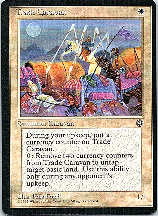 Trade Caravan Magic The Gathering Homelands Light Play - Image 1 of 1