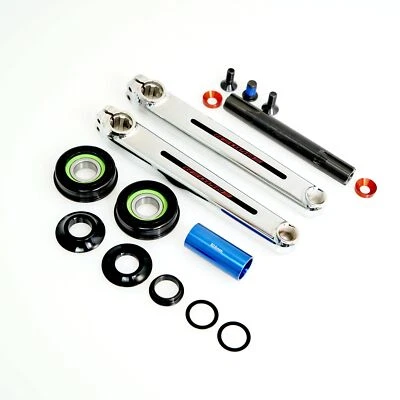 REDLINE FLIGHT Cranks Bike Crank Arms BMX 3-piece Cranks 175 mm With BB Sets - Image 1 of 4