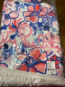 Telo mare Lilly Pulitzer ~ 30 x 60 ~ Resort bianco - festa come una lobstar ~ NUOVO - Foto 1 di 2