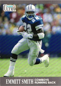 1991 Fleer Ultra - #165 Emmitt Smith - Dallas Cowboys - Picture 1 of 2