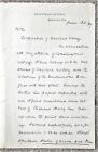 Worthington C. Ford Handwritten Letter 1889