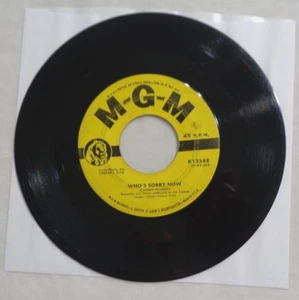 Connie Francis: Who's Sorry Now 1957 MGM Records K-12588 First Pressing VG - Imagen 1 de 4