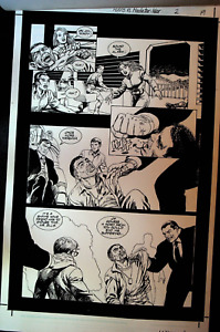 Aliens v Predator War #2 Original Comic Art Page 19 Dark Horse 1995 Jim Hall