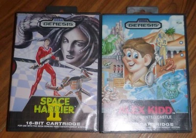 Sega GENESIS Alex Kidd & Space Harrier II - Image 1 of 3