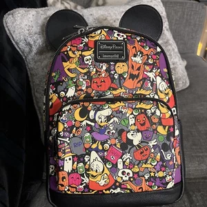 Walt Disney Parks Loungefly Mickey Mouse Freunde Halloween Rucksack nicht so gruselig - Bild 1 von 4